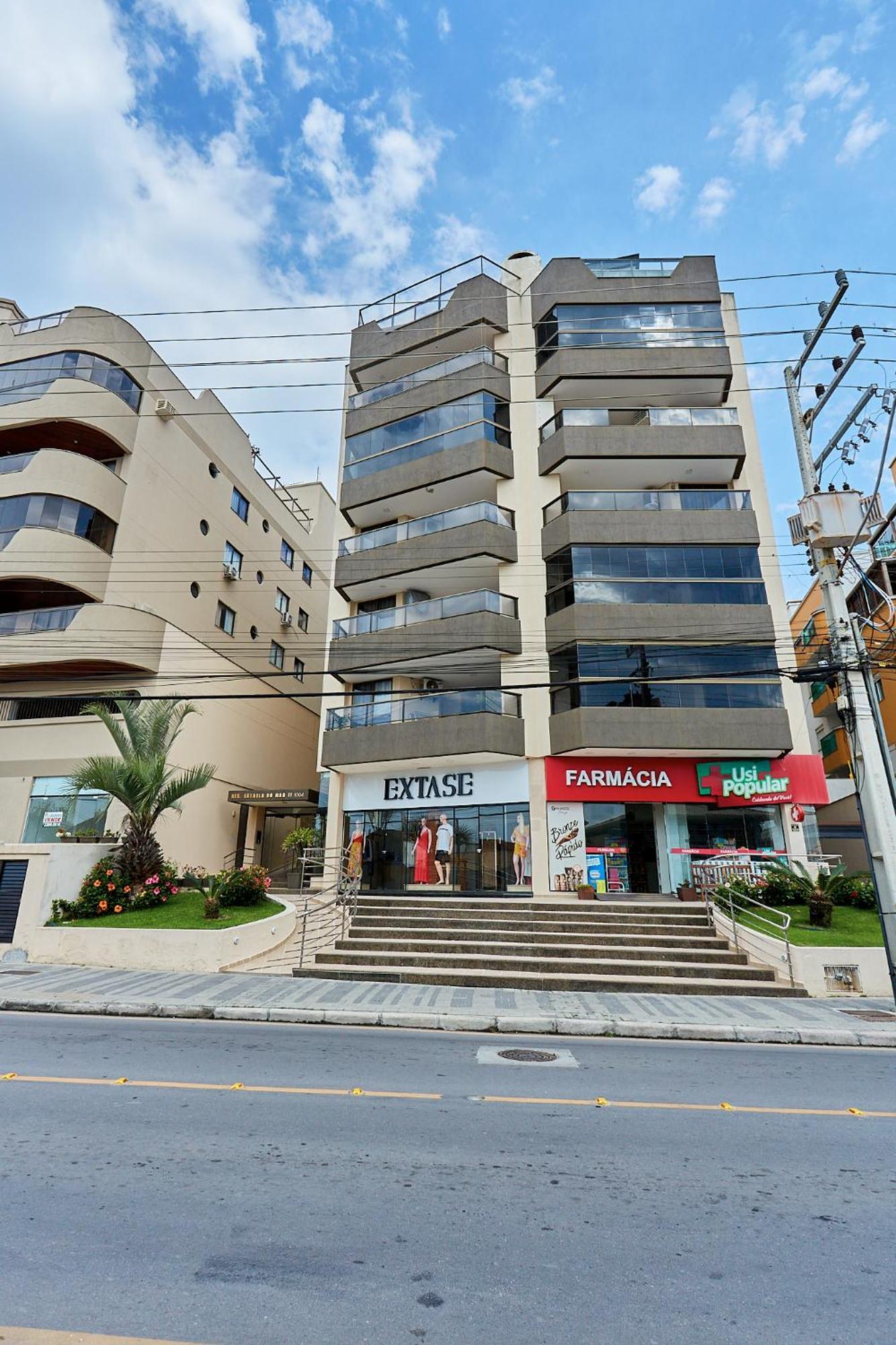 187 Apartamento 50M Da Praia. Bela Vista Ao Mar. Em Avenida Principal De Bombinhas. Exterior foto